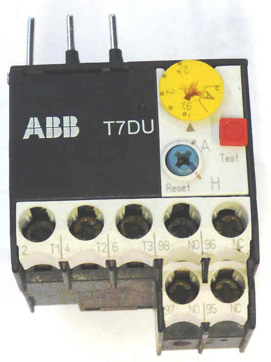 RELAY, OVERLOAD, 1.6-2.4 AMP ABB # T7DU-1.6-2.4