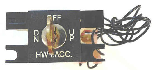 SWITCH. KEYED, HOISTWAY ACCESS, HOEIZONTAL, V7 FIXTURES, DOVER # 9746171