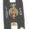 SWITCH. KEYED, LIGHT & FAN, V7 FIXTURES, DOVER # 9746018