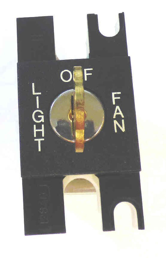 SWITCH. KEYED, LIGHT & FAN, V7 FIXTURES, DOVER # 9746018