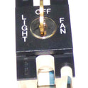 SWITCH. KEYED, LIGHT & FAN, V7 FIXTURES, DOVER # 9746018
