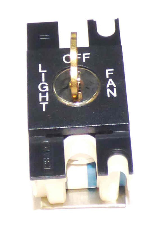 SWITCH. KEYED, LIGHT & FAN, V7 FIXTURES, DOVER # 9746018