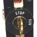 SWITCH. KEYED, STOP & RUN, V7 FIXTURES, DOVER # 9717865