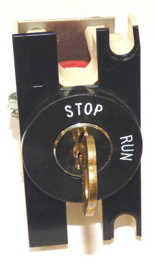 SWITCH. KEYED, STOP & RUN, V7 FIXTURES, DOVER # 9717865