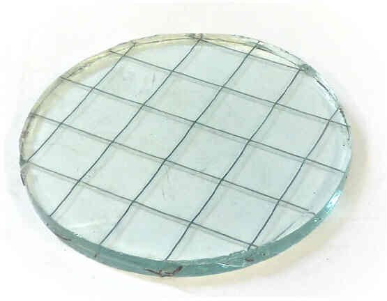 GLASS, VISION, 3 INCH ROUND DUMBWAITER, PEELLE # 06173