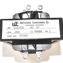 TRANSFORMER, 115/230 VAC PRI, 24 VAC SEC., .050VA PEELLE # 277607