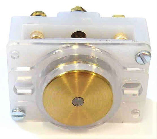 BUTTON, MONITOR, COMPLETE, BRONZE CAP, LED, 120VAC/VDC AF SERIES