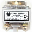 BUTTON, MONITOR, COMPLETE, BRONZE CAP, LED, 120VAC/VDC AF SERIES