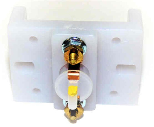 BUTTON, MONITOR, BASE WITH LAMP HOLDER & LED, AS SHOWN