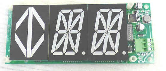 BOARD, CIRCUIT , 2.2 2 CHARACTER DISPLAY WITH ARROW OTIS # AAA8200BV5
