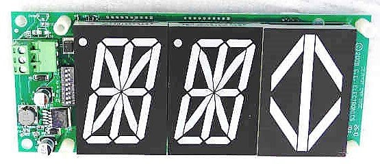 BOARD, CIRCUIT , 2.2 2 CHARACTER DISPLAY WITH ARROW OTIS # AAA8200BV5
