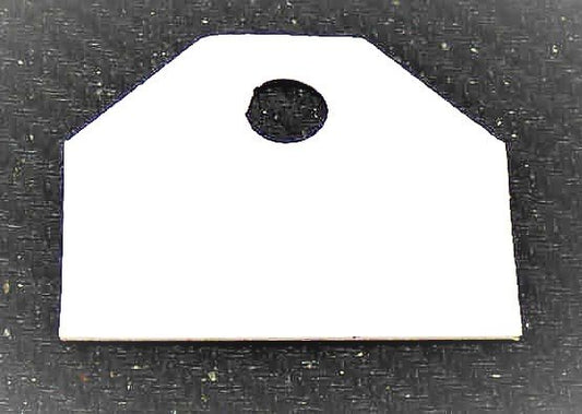 TAG, IDENTIFICATION, RELAY, PLASTIC, BLANK OTIS 102DA1