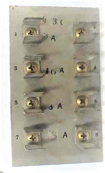 PANEL, FUSEHOLDER , 4 POSITION, USED ON CONTROLLERS OTIS # 6843BT1