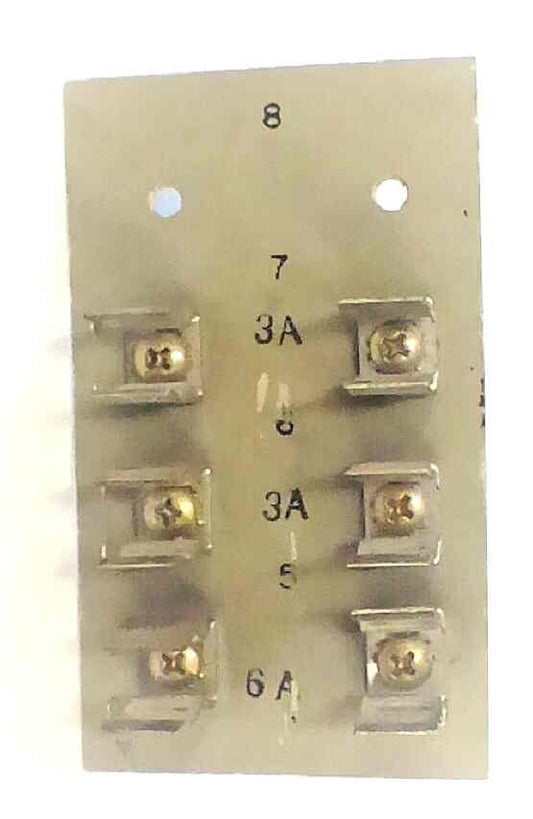 PANEL, FUSEHOLDER , 3 POSITION, USED ON CONTROLLERS OTIS # 6843HLD