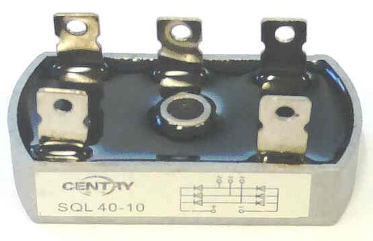 RECTIFIER, BRIDGE, 5 PRONG, 3PH, 40A, 1600V CENTRY SQL 40-10
