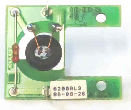 BOARD, CIRCUIT, 115 V NEON LAMP, U/W 7069AF BUTTON ON MRS SYSTEMS OTIS # 8200AL3