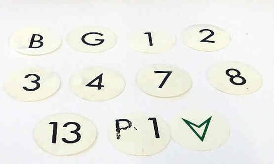 INSERT, ROUND, MARKED # 13 US # 467-05012-007-13