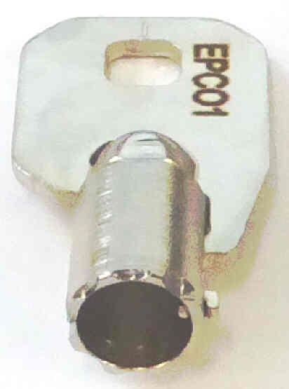 KEY, BARRELL STYLE, EPCO KEYED SWITCHES, EPCO # EPCO1