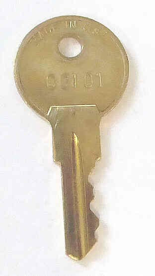 KEY, COMMONLY USED ON ADAMS KEYED SWITCHES ADAMS #GG101