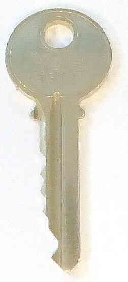 KEY, YALE LOCK, USED WITH ARMOR KEYED SWITCHES YALE # 3502