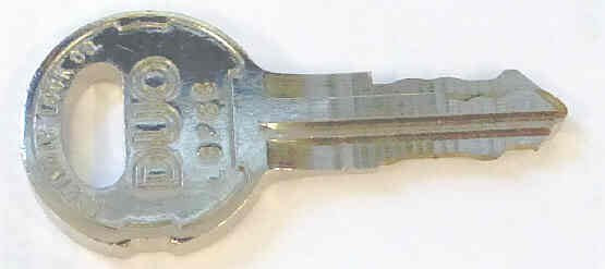 KEY, ILLINOIS LOCK, DUO, USED WITH ARMOR KEYED SWITCHES DUO # L8266