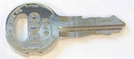 KEY, ILLINOIS LOCK, DUO, USED WITH ARMOR KEYED SWITCHES DUO # L8266