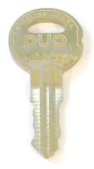 KEY, ILLINOIS LOCK, DUO, USED WITH ARMOR KEYED SWITCHES DUO # K7084