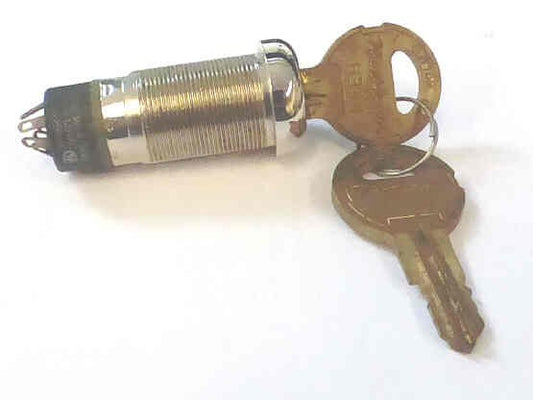 SWITCH, KEYED, FIRE SERVICE, 3 POSITION, OUT AT 12 & 3, KEY # H341