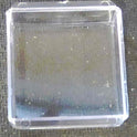 CAP, BUTTON, DESIGNER. SQUARE, CLEAR  ADAMS # AS472-03