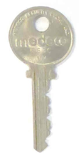 KEY, MEDECO, SECURITY, MARKED R63C VV