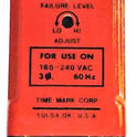 RELAY, REVERSE PHASE, 160-240 VAC, 3 PHASE, 8 PIN OCTAL BASE PART # 258B