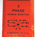 RELAY, REVERSE PHASE, 160-240 VAC, 3 PHASE, 8 PIN OCTAL BASE PART # 258B