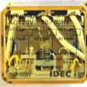 RELAY, 3PDT, 120 VAC  IDEC # RH3B-UL-AC120V
