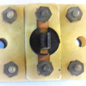 BUTTON, MONITOR, ILLUMINATED, SS, MARKED # 3 ROUNDED