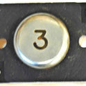 BUTTON, MONITOR, ILLUMINATED, SS, MARKED # 3 ROUNDED