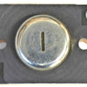 BUTTON, MONITOR, ILLUMINATED, SS, MARKED # 1 ROUNDED