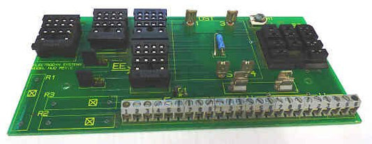 BOARD DETECTOR DISABLE LESS RELAYS ELECTRODYN MODEL NUD REV C