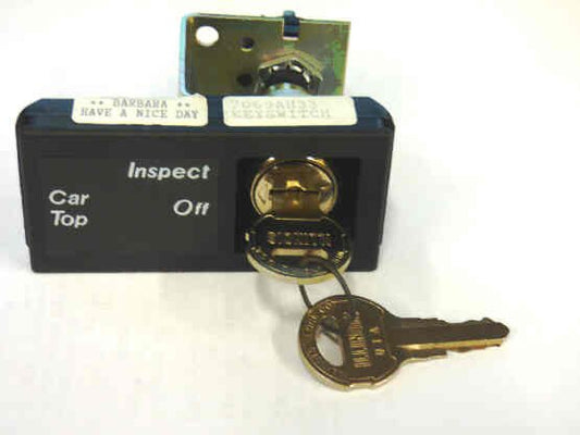 SWITCH, KEYED, CAR TOP INSPECTION, UTA KEY,  OTIS # 7069AH33