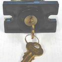 SWITCH. KEYED, ON-OFF, BLANK, BLACK KEY OUT @ 12 DOVER