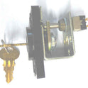 SWITCH. KEYED, ON-OFF, BLANK, BLACK KEY OUT @ 12 DOVER