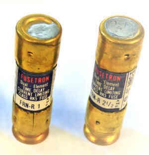 FUSE, TIME DELAY, CURRENT LIMITING,RK-5, 2 1/2 AMP, 250V BUSS # FRN-R-20