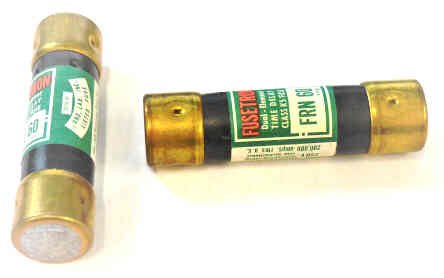 FUSE, TIME DELAY, OBSOLETE STYLE RK-5, 60 AMP, 250V BUSS # FRN-60