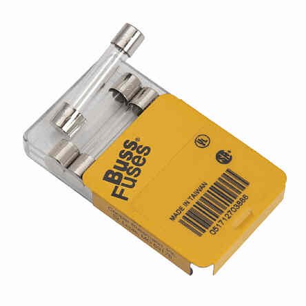 FUSE, GLASS, 5 AMP, PACKAGE OF 5, MFR # AGC-5