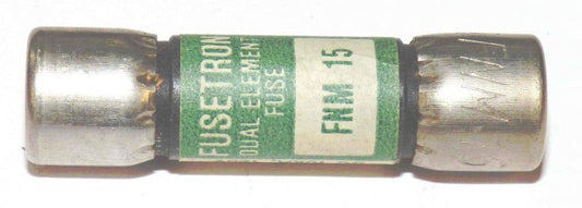 FUSE, TIME DELAY, 15 AMP, 250V BUSSMAN # FNM-15