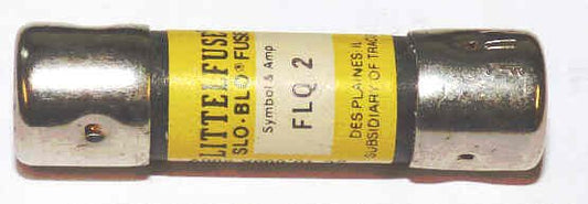 FUSE, TIME DELAY, 2 AMP, 500V BUSSMAN # FNQ-2