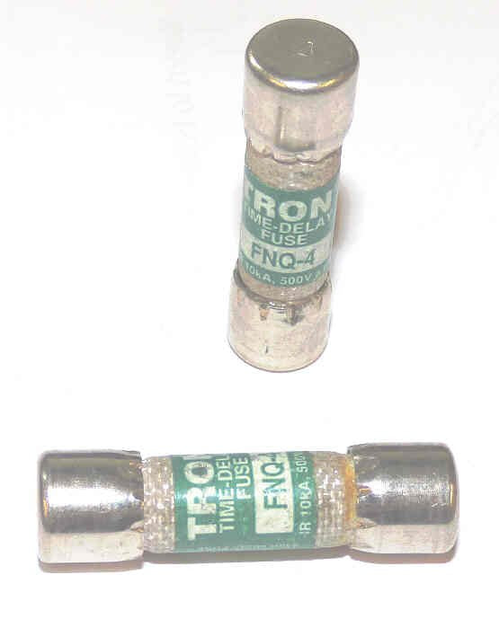 FUSE, TIME DELAY, 4 AMP, 500V BUSSMAN # FNQ-4