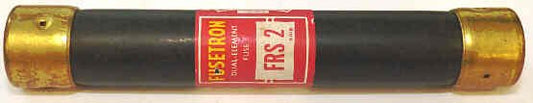 FUSE, DUAL ELEMENT, TIME DELAY, 2 A; 600 VAC BUSSMANN FRS-2
