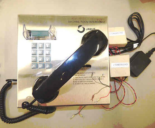 INTERCOM, MACHINE ROOM, PHONE, JANUS PART # SHW-MRI-2