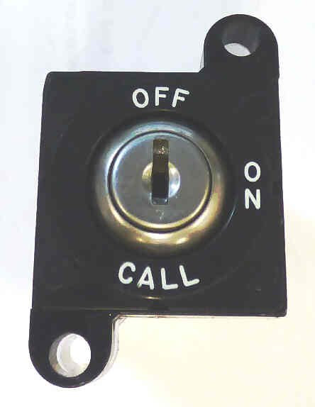 SWITCH, KEYED, MARKED OFF-ON-CALL WITH KEYS ADAMS # AS468K17