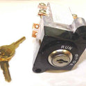 SWITCH, KEYED, BLACK HALO MARKED RUN-STOP IN WHITE ADAMS # AS468K21
